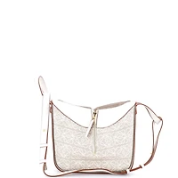 Pre-Owned Loewe Small Hammock Bag Leather and Anagram Jacquard