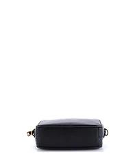 Pre-Owned Miu Miu Logo Embossed Camera Bag Leather