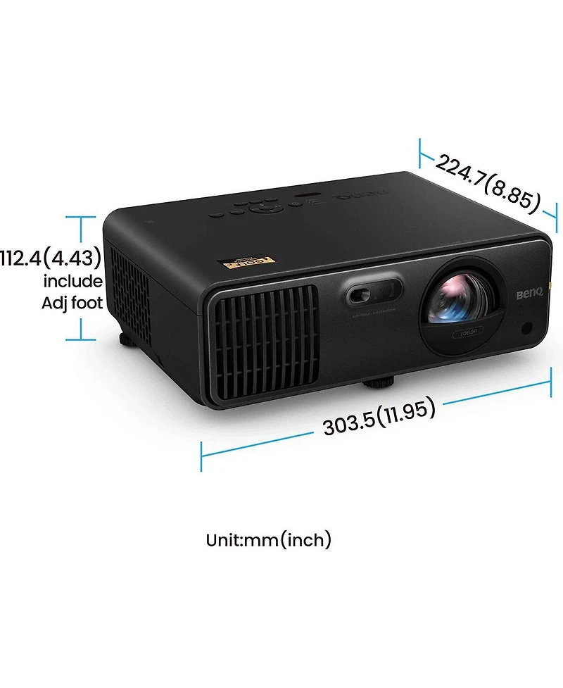 BenQ AH700ST 4000-Lumen Full Hd Short-Throw Laser Dlp Golf Simulator Projector