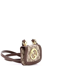 Pre-Owned Gucci Blondie Nm Card Case Wallet with Strap Gg Coated Canvas