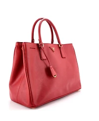 Pre-Owned Prada Large Lux Open Tote Saffiano Leather