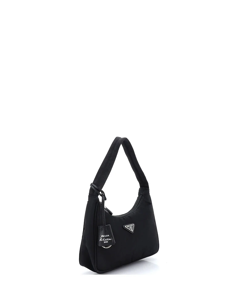 Pre-Owned Prada Mini Re-Edition 2000 Hobo Tessuto