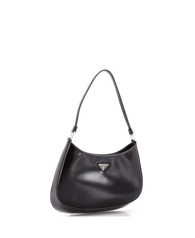 Pre-Owned Prada Medium Cleo Shoulder Bag Spazzolato Leather