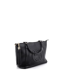 Pre-Owned Gucci Small Soho Convertible Top Handle Bag Leather