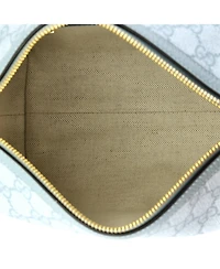 Pre-Owned Gucci Super Mini Ophidia Zip Shoulder Bag Gg Coated Canvas