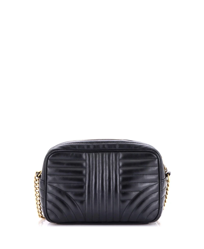 Pre-Owned Prada Small Camera Bag Diagramme Quilted Leather