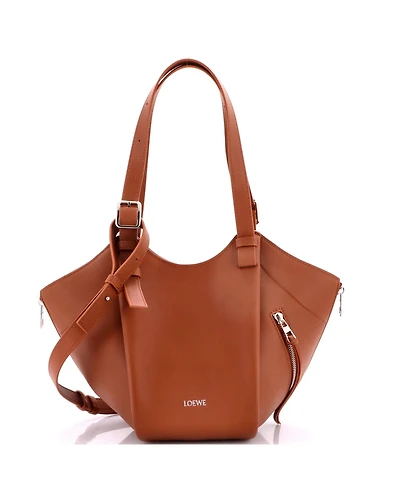 Pre-Owned Loewe Hammock Flip Tote Bag Leather