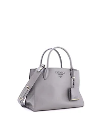 Pre-Owned Prada Medium Monochrome Tote Saffiano with City Calf