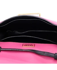 Pre-Owned Prada Small Cahier Crossbody Bag Embellished Leather
