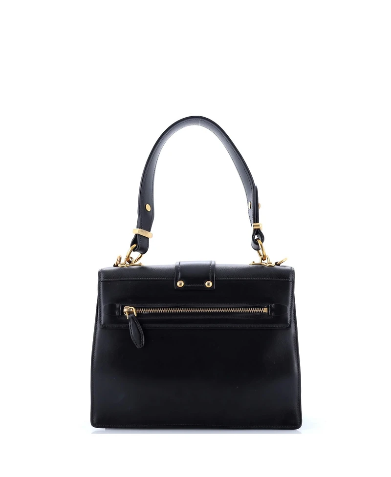 Pre-Owned Prada Medium Cahier Convertible Shoulder Bag City Calf and Saffiano