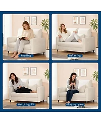 gaomon 51.9" Sofa Accent Chair, Chenille Loveseat for Bedroom