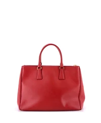 Pre-Owned Prada Large Galleria Double Zip Tote Saffiano Leather