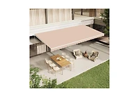 Aecojoy 16'x10' Manual Retractable Awning Sun Shade, Patio Canopy