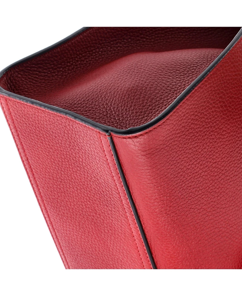 Pre-Owned Gucci Medium Gg Marmont Top Handle Bag Leather