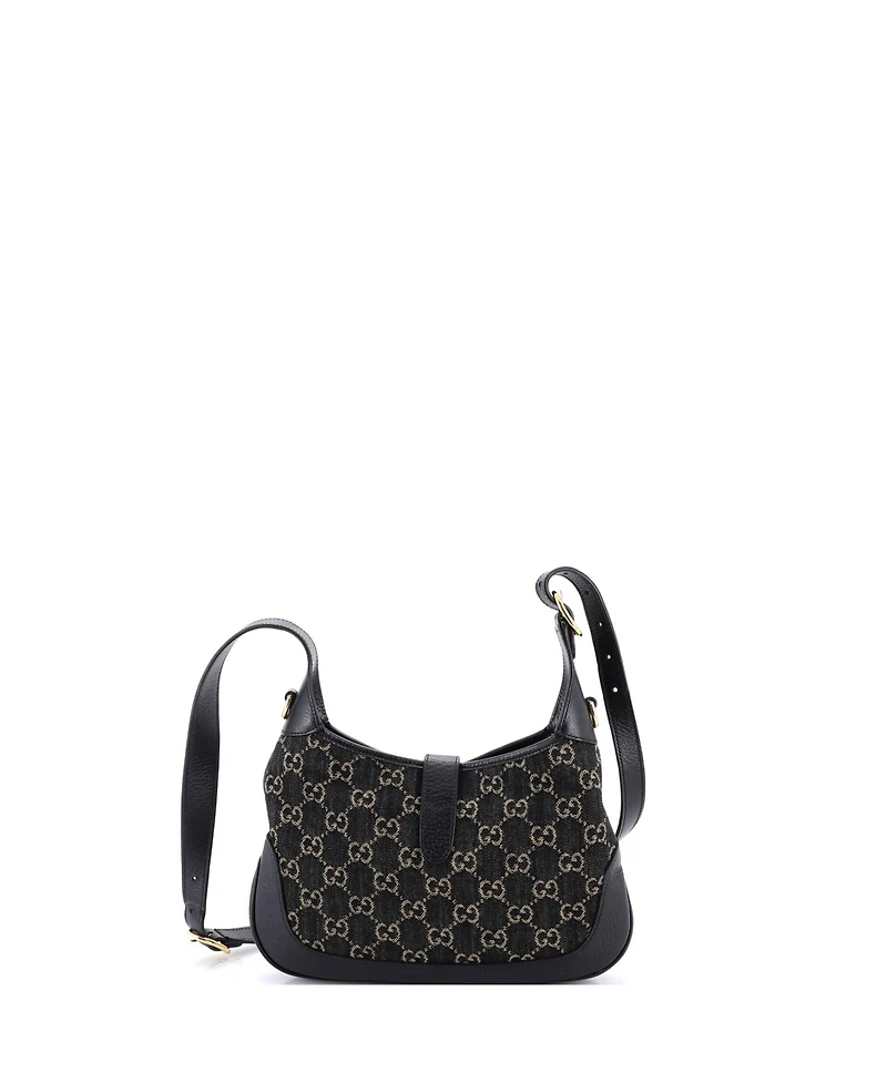 Pre-Owned Gucci Small Jackie 1961 Hobo Gg Denim