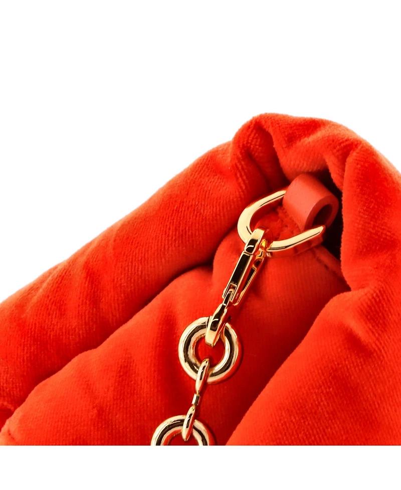 Pre-Owned Loewe Mini Goya Chain Puffer Bag Leather