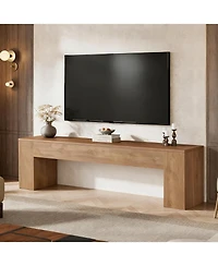 Tribesigns 70.8" Tv Stand, Wooden Entertainment Center, Low Tv Console Table for TVs Up to 80", Modern Chic Entertainment Center