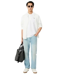 Lacoste Men's Classic-Fit Printed Polo Shirt