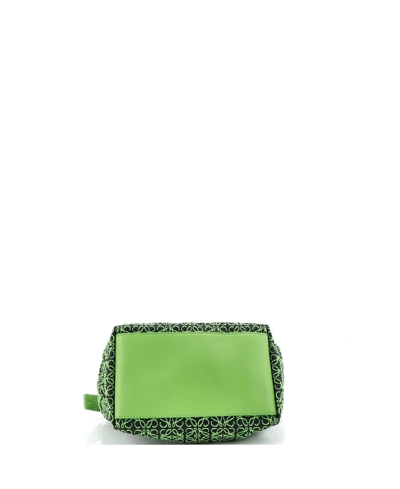 Pre-Owned Loewe Small Cubi Hobo Anagram Jacquard