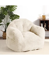 gaomon 39" Bean Bag Chair with Armrests, High-Density Foam Floor Sofa for Adults and Kids
