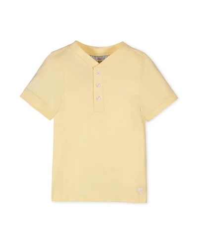 Hope & Henry Toddler Boys and Organic Short Sleeve Henley Tee