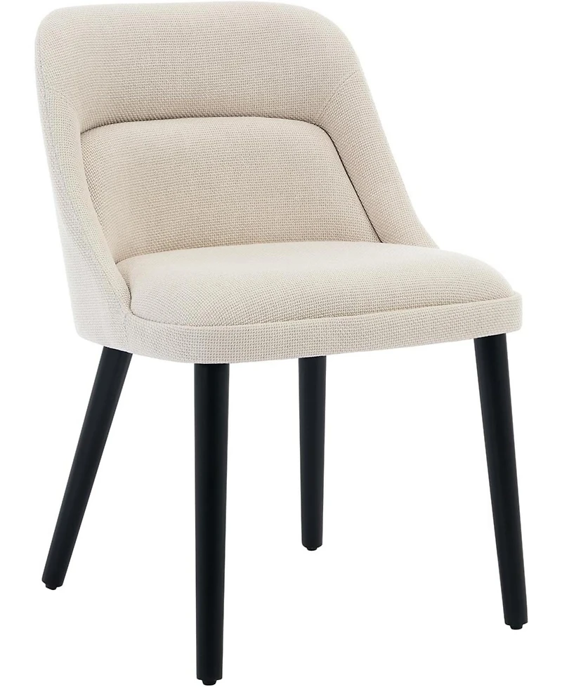 gaomon Dining Room Chairs Set of 6,Upholstered Linen Fabric Dining Chairs with Wood Legs,Modern Dining Chairs for Kitchen,Dining Room