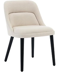 gaomon Dining Room Chairs Set of 6,Upholstered Linen Fabric Dining Chairs with Wood Legs,Modern Dining Chairs for Kitchen,Dining Room