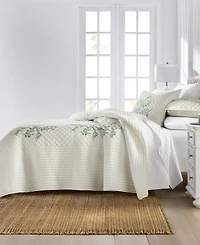 Charter Club Eden Embroidered 3-Pc. Quilt Set, Full/Queen, Macy's Exclusive