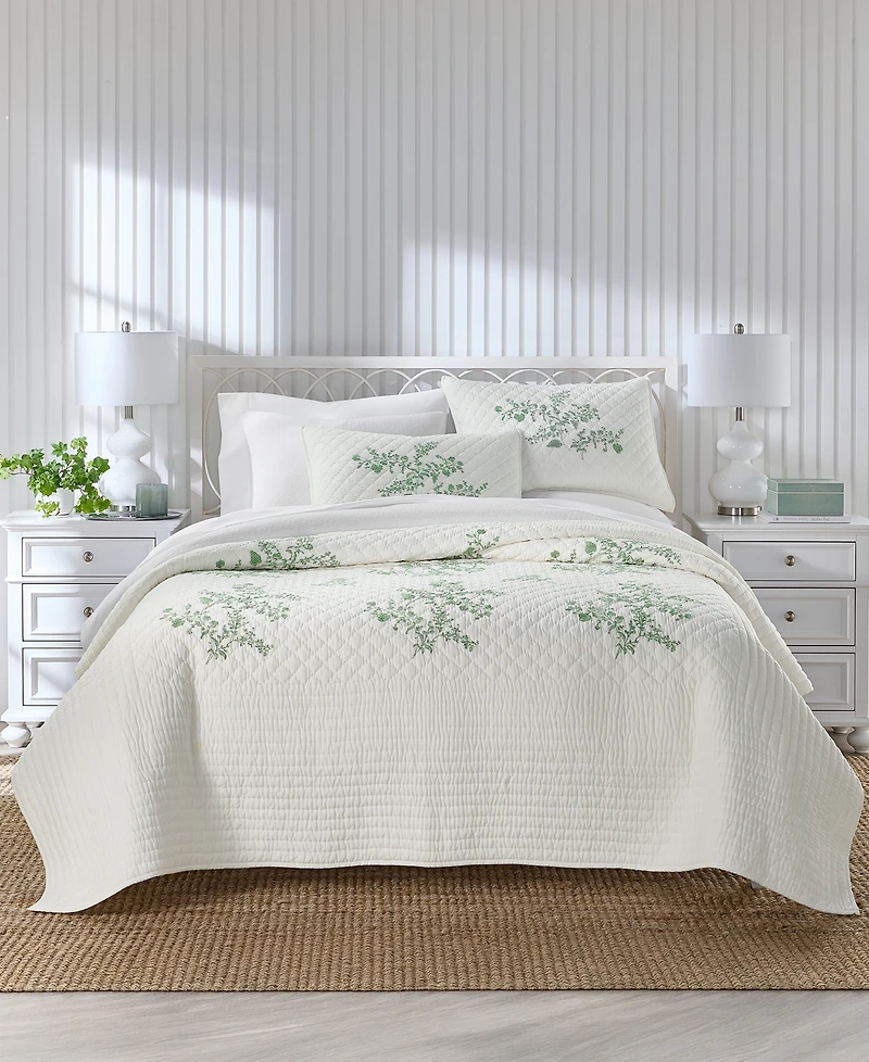 Charter Club Eden Embroidered 3-Pc. Quilt Set, King, Macy's Exclusive