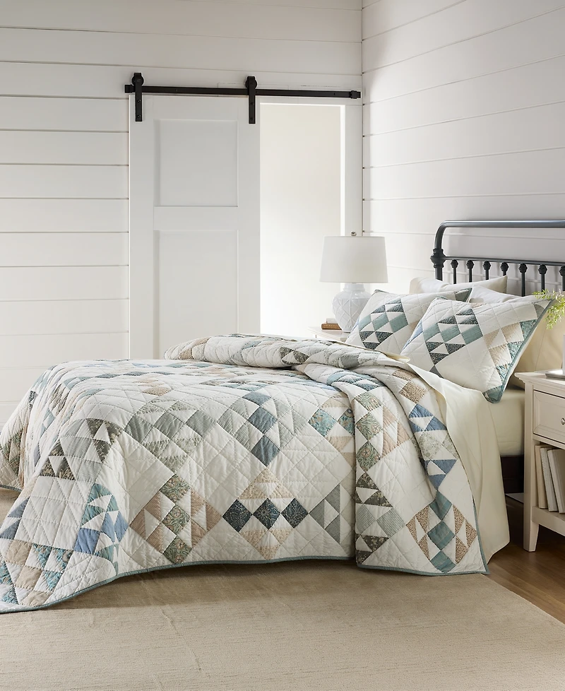 Charter Club Summer Sage 3-Pc. Quilt Set, King, Macy's Exclusive
