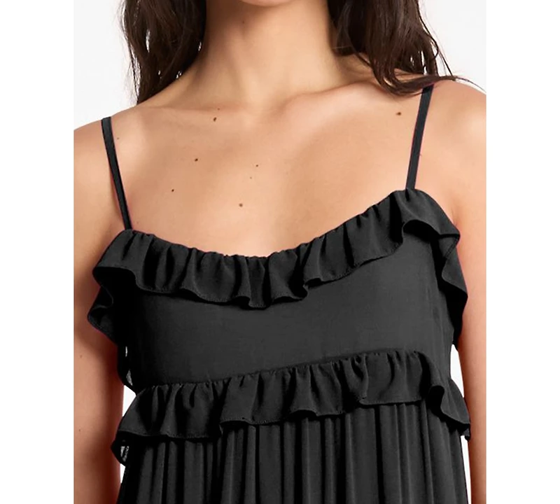 Michael Kors Women's Sleeveless Tiered Maxi Dress