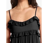Michael Kors Women's Sleeveless Tiered Maxi Dress