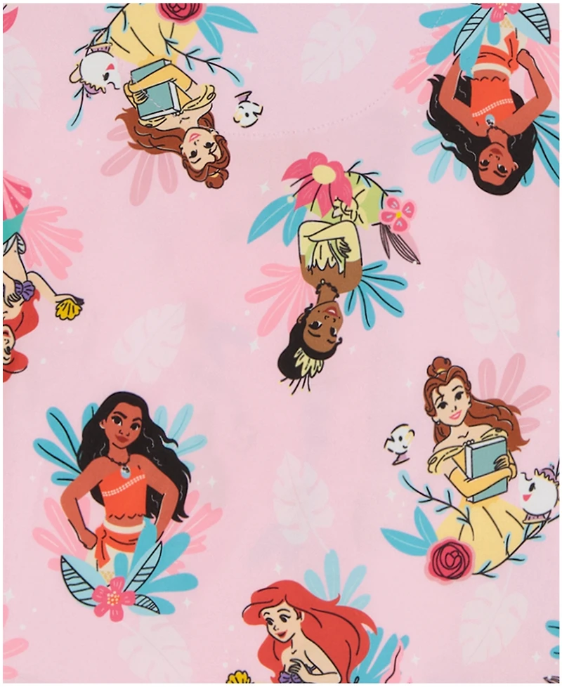 Disney Girls' Toddler 2T-4T Short-Sleeve Top and Shorts, 2-Piece Set