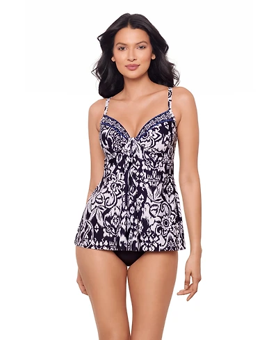 Miraclesuit Women's Printed Underwire Tankini Top