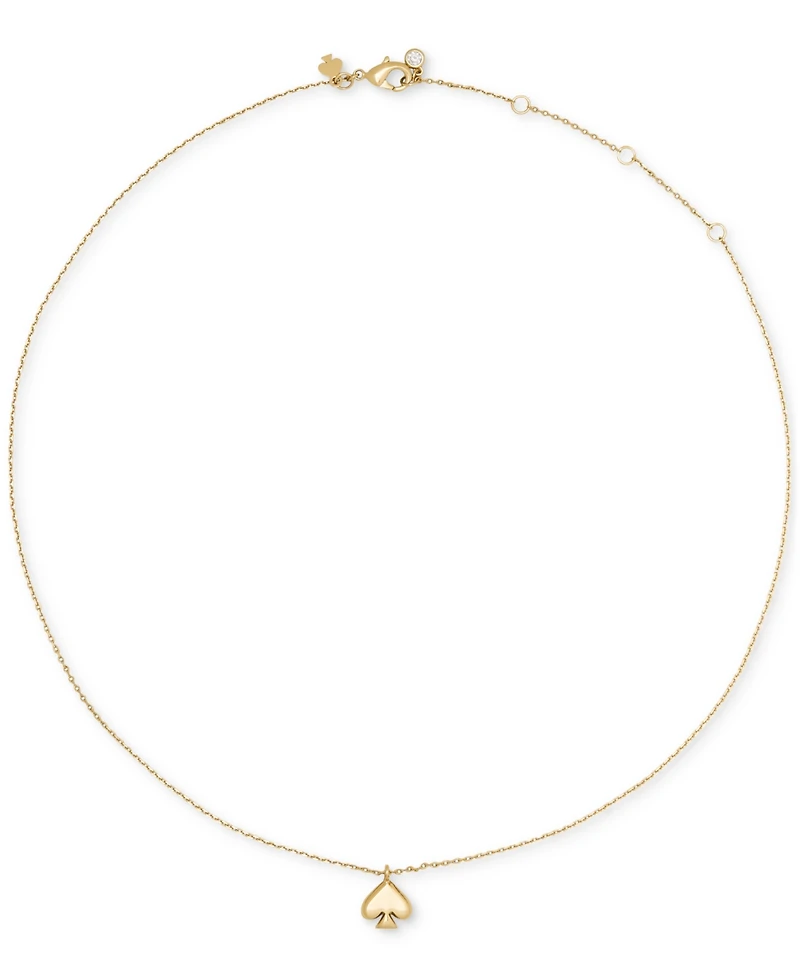 kate Spade new york Gold-Tone Brass Enamel Mini Pendant Necklace