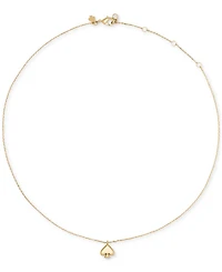 kate Spade new york Gold-Tone Brass Enamel Mini Pendant Necklace
