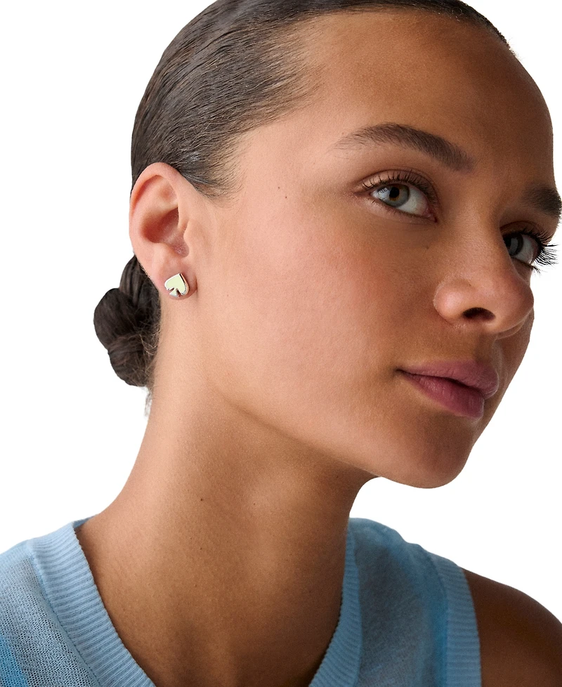 kate Spade new york Gold-Tone Brass Enamel Stud Earrings