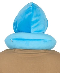 Von Dutch Pinstripe Hooded Memory Foam 11" Travel Neck Pillow