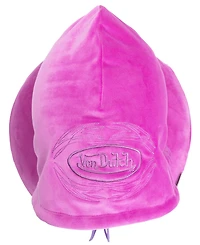 Von Dutch Pinstripe Hooded Memory Foam 11" Travel Neck Pillow