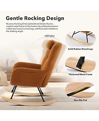 gaomon Nursery Rocking Chair Set of 2 with High Back