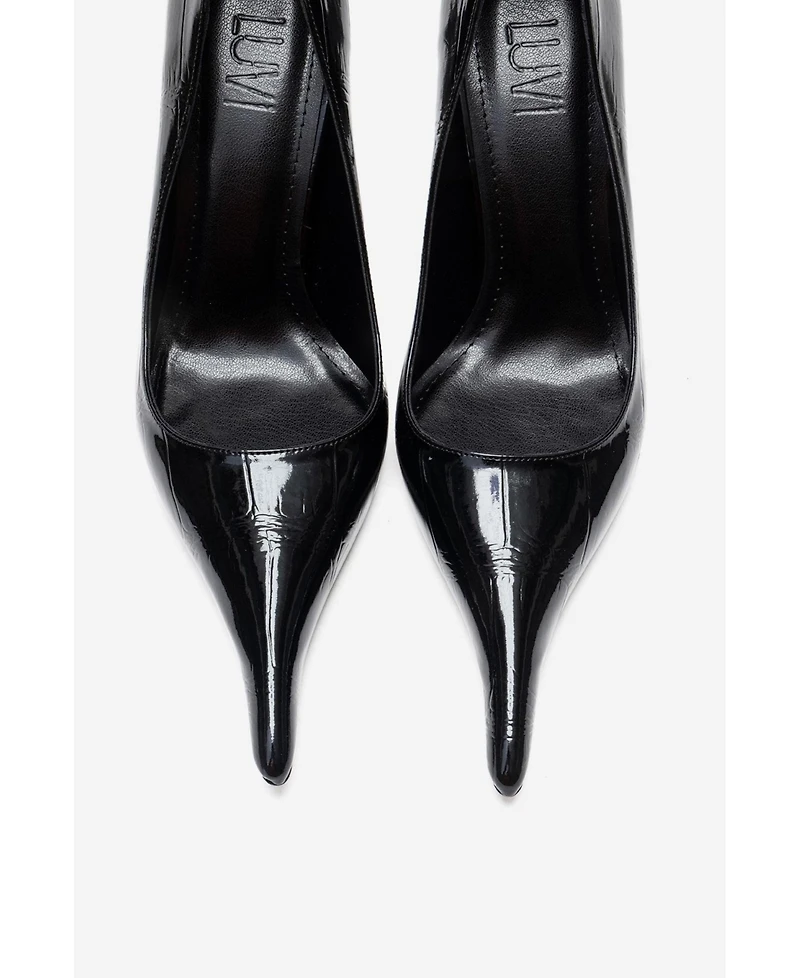 Prologue Shoes women's Luce Pointed Toe Stiletto Pump