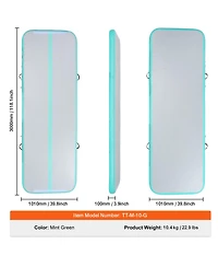 Mecale Inflatable Gymnastics Air Mat with Electric Pump