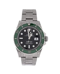Pre-Owned Rolex Oyster Perpetual Submariner Starbucks Date Automatic Watch in Stainless Steel and Cerachrom 41mm