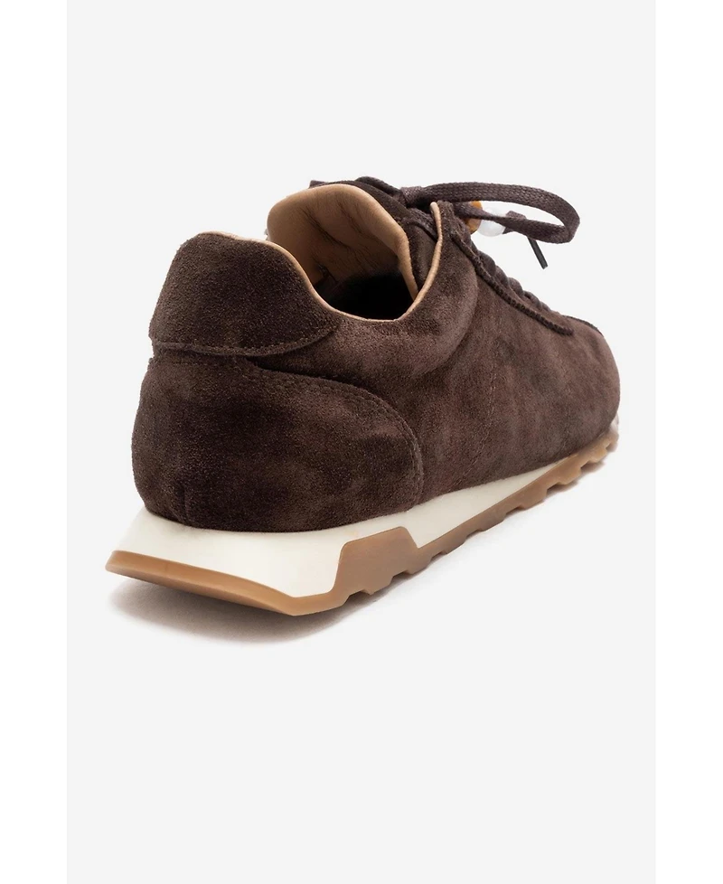 Forever & Always Shoes Women's Brea Leather Embellished Sneaker