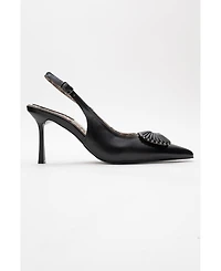 Prologue Shoes Women's Spera Buckled Pointed Toe Pump