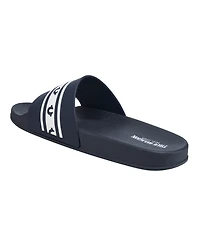 True Religion Men's Snoop Colorblock Logo Pool Slide