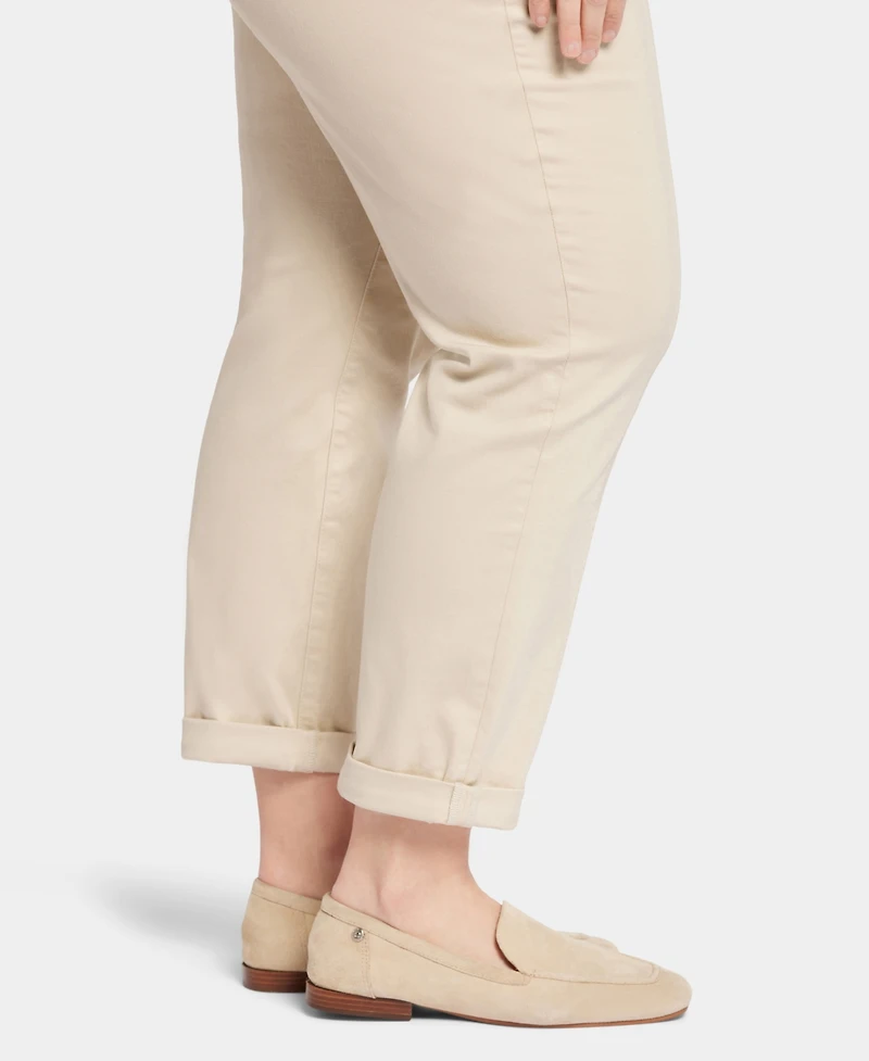 Nydj Plus Margot Girlfriend Jeans with Roll Cuffs