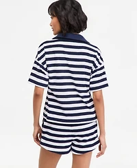 On 34th Women's Knit Terry Polo Top, Macy's Exclusive