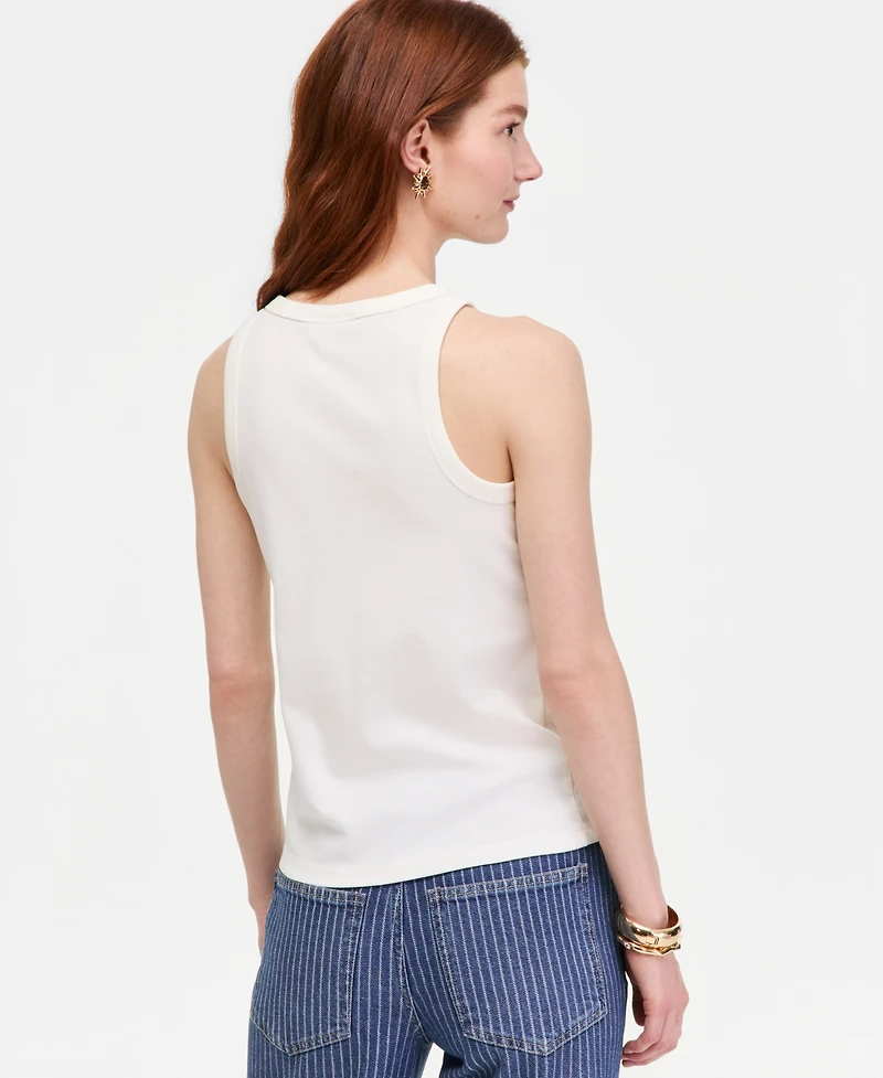 On 34th Women's Seashell-Embellished High-Neck Tank Top, Macy's Exclusive