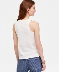 On 34th Women's Seashell-Embellished High-Neck Tank Top, Macy's Exclusive